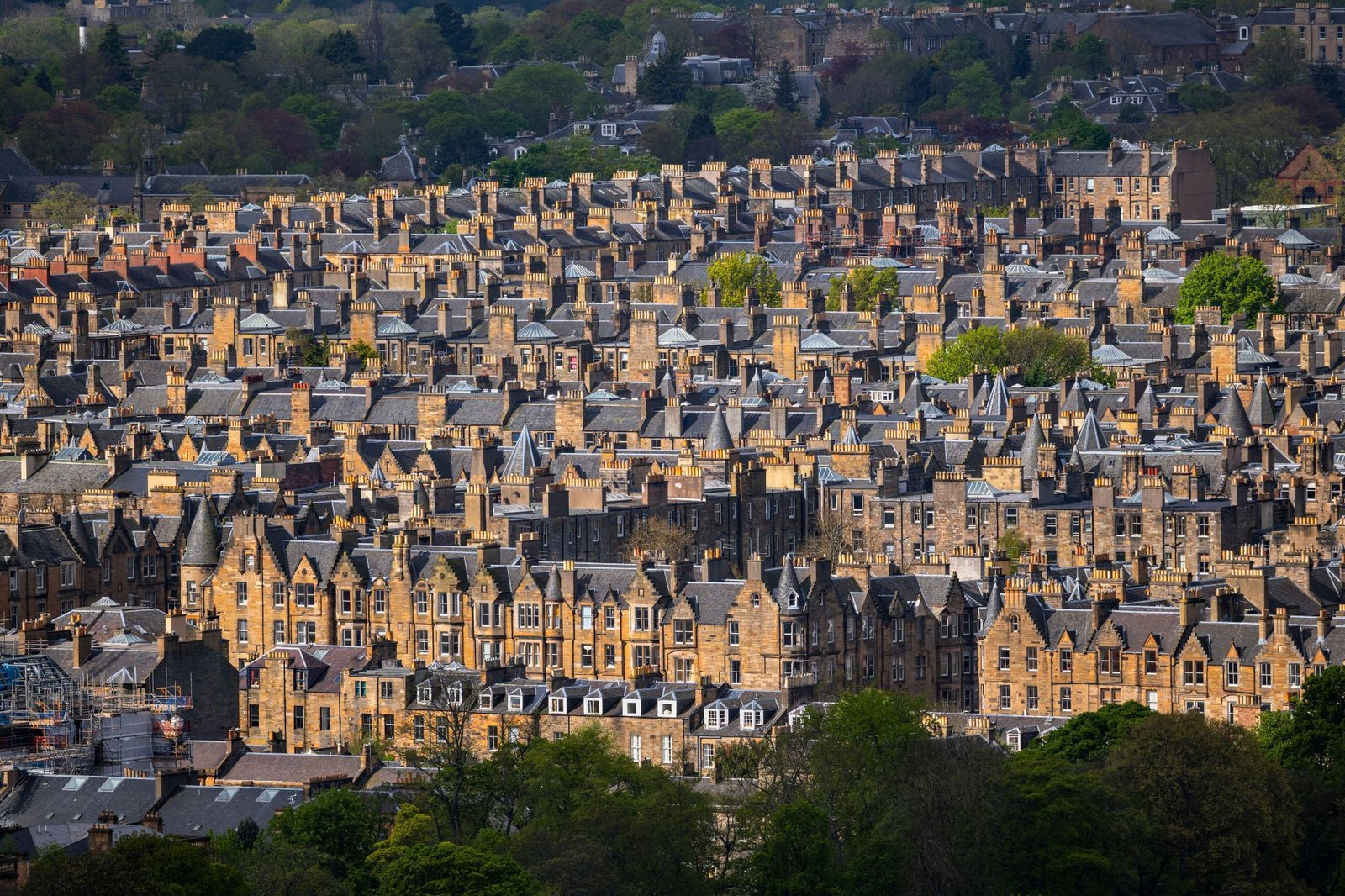 Edinburgh tenements skyline